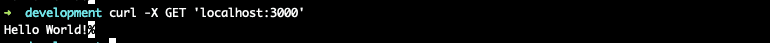 curl localhost