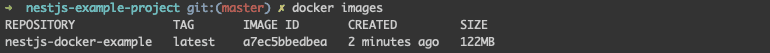 docker images