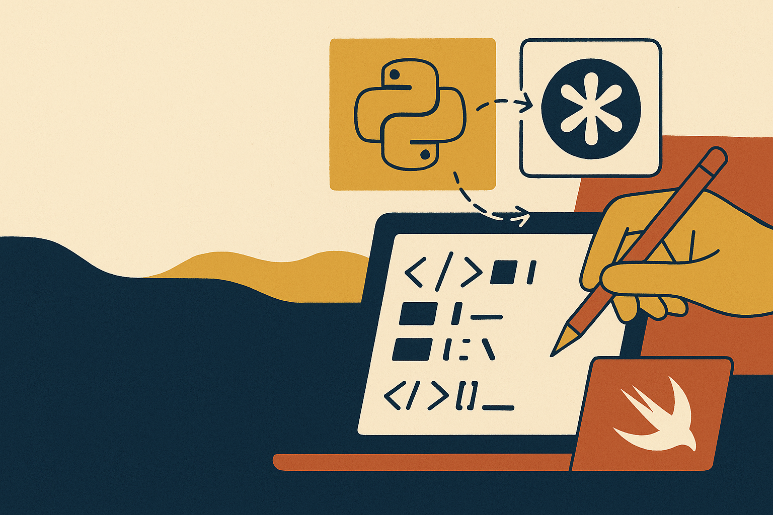 Cover illustration for "Rewriting Our Engine with Anthropic's Claude Opus 4.8 and Dynamic Workflows".