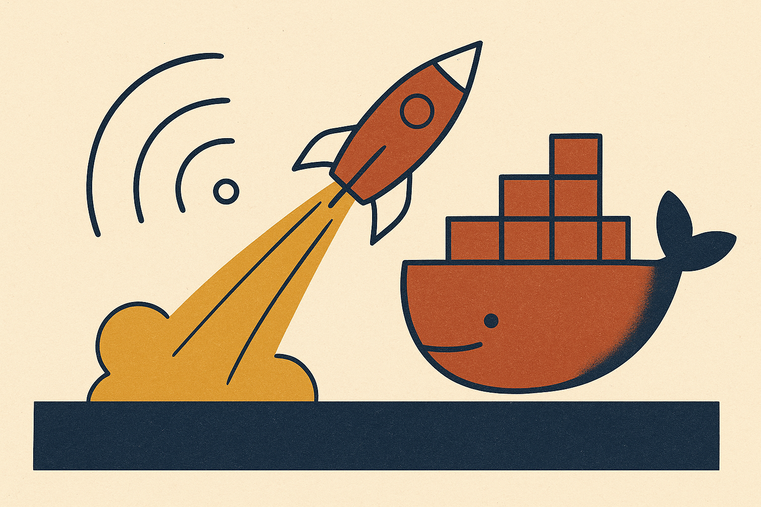 Cover illustration for "Launching A SonarQube Docker Container".